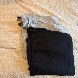 Hanes Black and gray beefy plain T‑Shirt 3 pack 3xlt tall